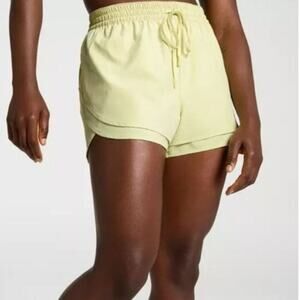 Calia Women’s High-Rise Step Up Shorts 3” Inseam Fresh Hay -size XXL NWT